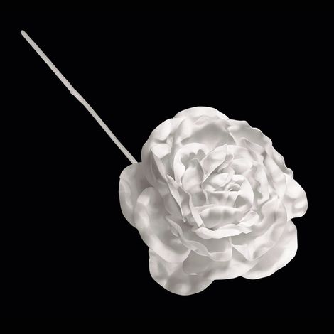 ETM Decoro Fiore Maxi D 20 Cm H 40 Cm Bianco