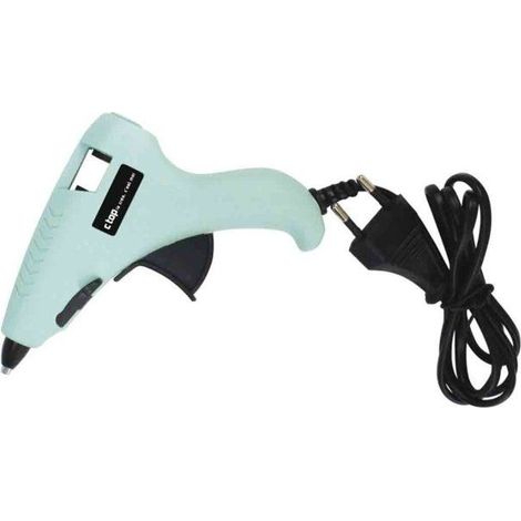 MégaCréa DIY - Pistolet à colle (glue gun) vert 13 cm + 2 bâtons