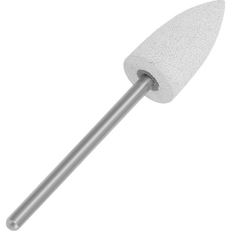 Fraises de polissage dentaire en caoutchouc silicone grain 240, accessoire pour foret XL argent blanc