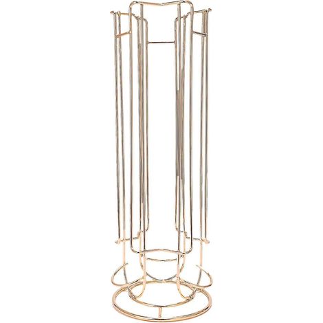 Support de rangement pour capsules de café Oasiswj en métal chromé, pour 18 capsules. (1/5)