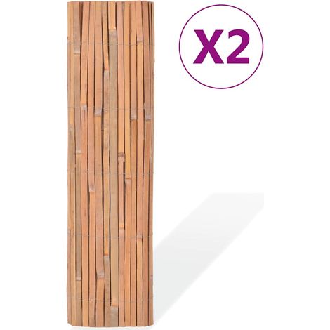 Maison Exclusive - Bambuszäune 2 Stk. 100x400 cm (1/5)