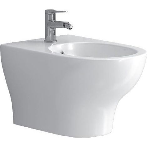 Bidet suspendu en céramique EOLIS 52x30x35 cm
