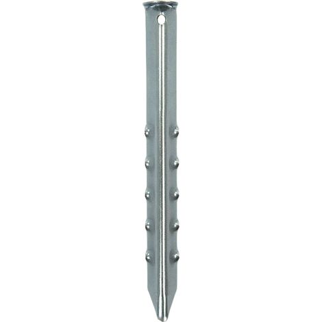 Tentpeg 40cm metal acanalado 2 piezas en bolsa de plástico (1/5)