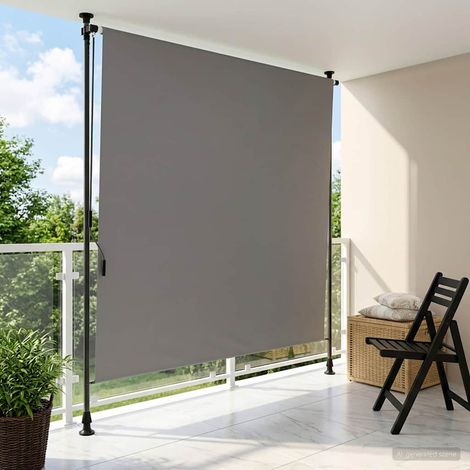 Store Roulant Extérieur Gris clair 120 x 270 cm (1/5)