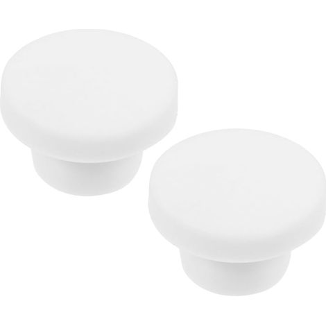 10 bouchons trop-plein - silicone - pour lavabo et baignoire (1/5)