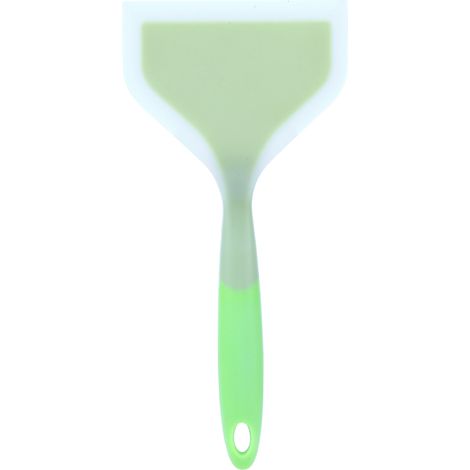 Spatule en Silicone Anti-Adhésive pour Cuisson, Omelette Japonaise, Pizza et Steak (Vert) (1/5)