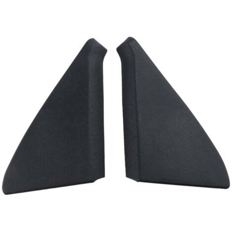 Noir ABS, 1 Pareja de cubiertas para espejos retrovisores para puerta para Golf – GLI MK2, 191837993, 191837994 (1/4)