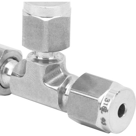 Geschmiedetes Kompressions-T-Stück aus Edelstahl 316, T-Stück mit gleichem Durchmesser, SS-600-3Ф3 (1/5)