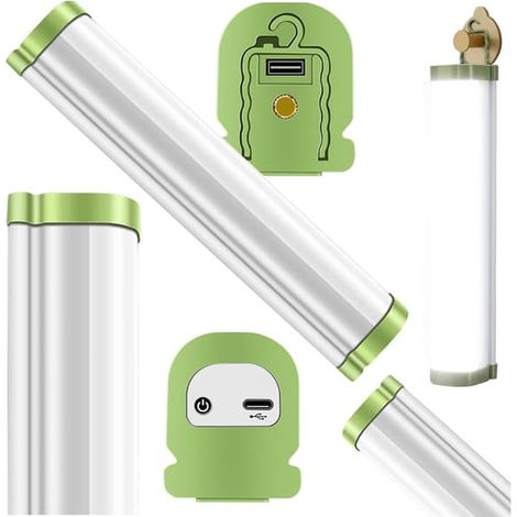 Lampe d'atelier LED - Fonction aimantée, crochet et batterie externe (1/5)