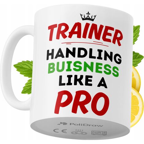 Mug humoristique pour coach sportif, avec un texte amusant et un design graphique original. Idéal pour les anniversaires, les fêtes et les occasions spéciales. Mug premium pour la maison, le bureau ou (1/5)