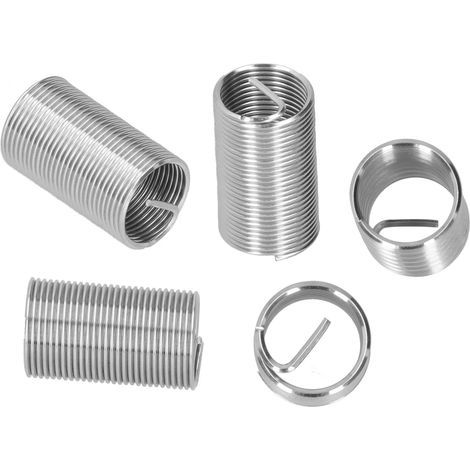20 Pièces Insert Fileté M14 x 1.25 Douille Réparation Filetage Spirale pour Réducteur Écrou