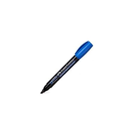 MARCADOR MULTIMARK WINNER 54-E AZUL PUNTA BISELADA Y SIN CLIP FABER CASTELL 153151