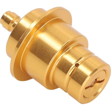 Adapter für Terra-Soda-Maschinen, aus oxidationsbeständigem Messing, mit guter Abdichtung und vergoldetem Schnellanschluss. (1/5)