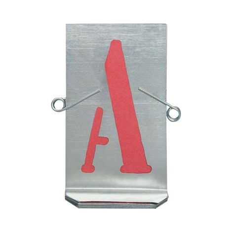 STAMPI TRAFORATI SERIE LETTERE - A/Z MM  40- 1 confezioni