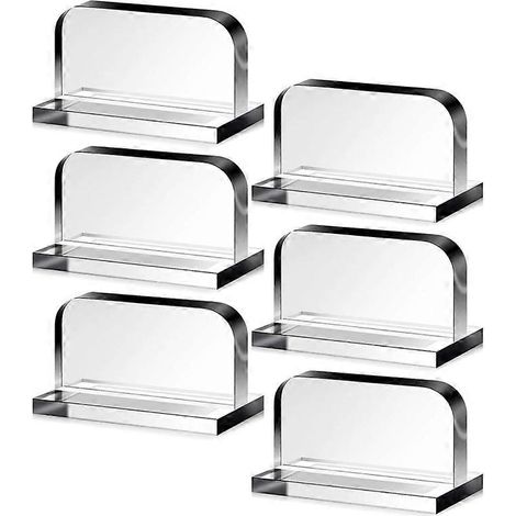 6 poignées transparentes pour couvercle d'aquarium, kit de remplacement pour poignées de couvercle d'aquarium (1/5)