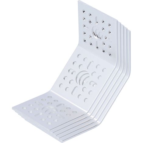 Cinq unités vendues ensemble, 3111-0002-0001, support d'angle double à 45 degrés. (1/5)