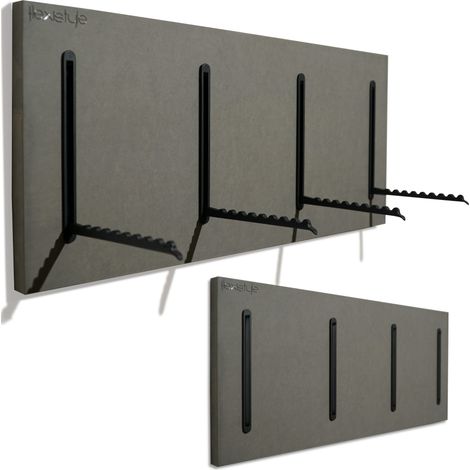 Grauer Kleiderbügel 25x60cm für Jacken