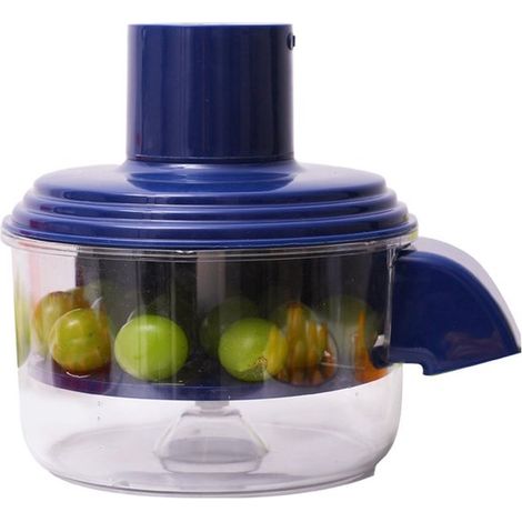 Pelador eléctrico automático de frutas y verduras y pelador recargable 2 en 1 para ajo, uvas, manzanas y bayas (azul) (1/5)