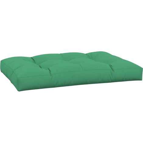 Maison Exclusive - Cojín de asiento de jardín de tela verde 120x8