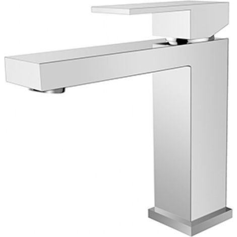 Grifo de lavabo bajo cromado Varium II moderno de Besco (1/5)