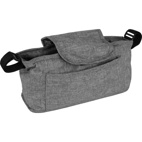 Pet Stroller Caddy Bag - Woven Grey