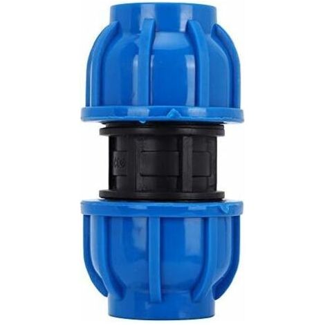 4Pcs PE Connecteur Droit En Plastique 32mm à 32mm Adaptateur De Tuyau D'eau Raccord Droit Raccord De Tuyau D'Eau Tube Raccords (1/5)