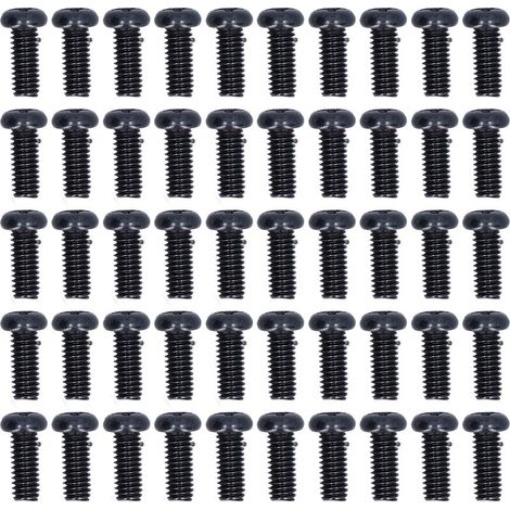 50pcs Vis tête pan acier zingué M4x10 (1/5)