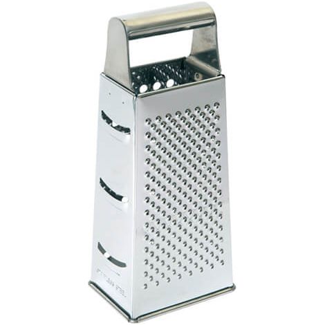 Dexam Box Grater Four Sided 21cm Stainless Steel