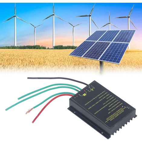 Identification automatique 12 V/24 V applicable au contrôleur de surtension MPPT 300 W-800 W, contrôleur de générateur d'éolienne étanche (1/5)