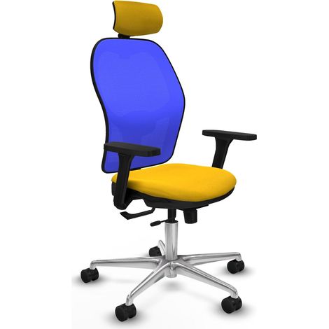 Chaise de bureau piqueras y crespo Jorquera noir 120 kg (1/2)