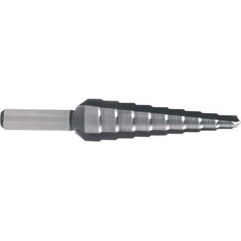 RUKO  Broca  escalonada  HSS  CBN  rectificada  3  filos  Ø  4  -  30  mm  -  101352