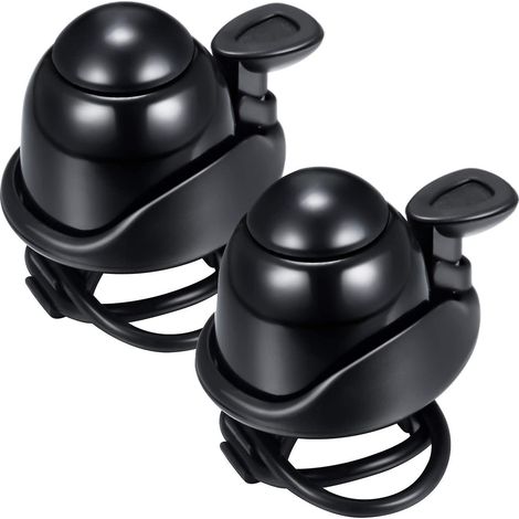 2 Pices Sonnette De Vlo Cloche De Vlo Rglable De Vlo Cloche Aluminium Cloche De Bicyclette Klaxon De Sonnerie Avec Son Fort Mini Cloche De Vlo Pou (1/5)