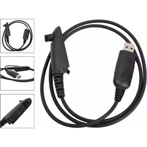 Compatible with Motorola walkie-talkie programming cables GP328, GP338, and PTX760 dedicated USB programmer. (1/4)