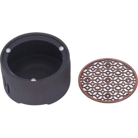 Kit chauffe-théière avec tapis couleur bronze, outil fonctionnel et pratique pour maintenir au chaud le thé et le café. (1/5)