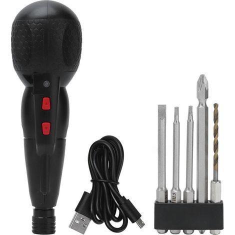 10-W-Akku-USB-Elektroschrauber-Set mit integrierter LED-Leuchte (1/5)
