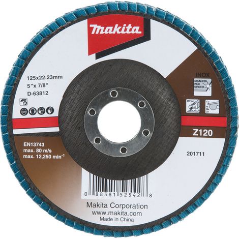 D-63812 Disco di lamelle 125 x 22,23 mm, Z120
