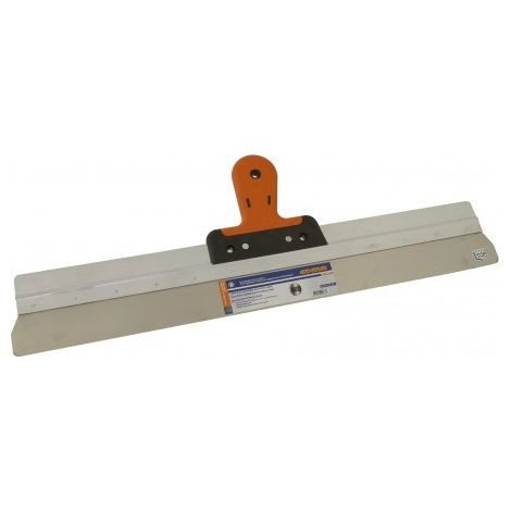 Couteau à enduire 60 cm – Lame en acier inoxydable – Manche bi-matière ergonomique – Application d'enduit sur support brut