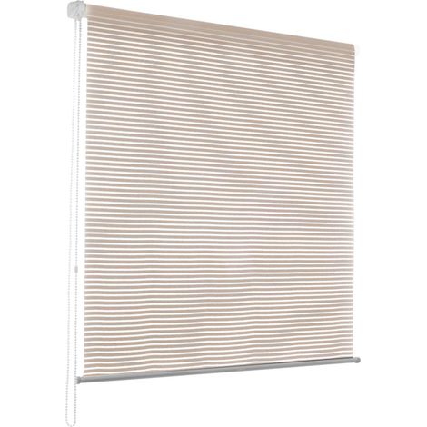 Mini Fashion Rollo Deluxe Stripe Beige 90 x 150 cm