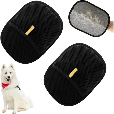 2 x Washable Reusable Hair Remover Gloves for Cats Dogs (1/5)