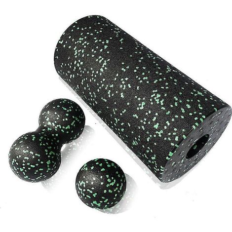 Ensemble de 3 rouleaux de massage de yoga en mousse EPP pour soulager les douleurs dorsales, étirements profonds et relaxation musculaire. (1/5)