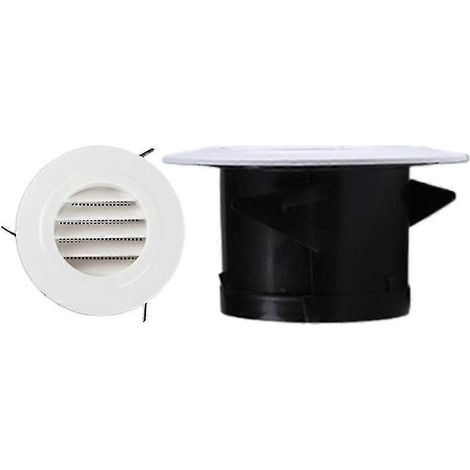 Grille d'aération ronde réglable ABS pour conduit de ventilation (taille : 125 mm C) (1/5)