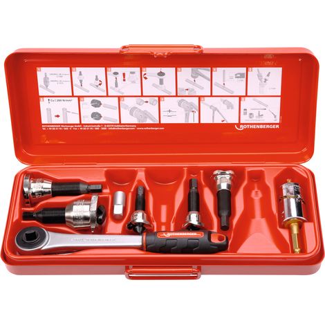 ROTHENBERGER Jeu d'outils d'emboutissage, 12-15-18-22-28mm - 22103