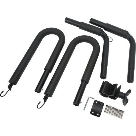 Support de planche de surf pour vélo robuste professionnel amovible noir, accroche-planche pour vélos de route et VTT (1/5)