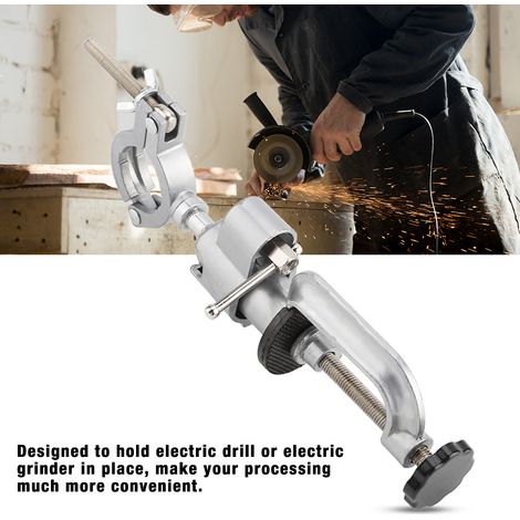 Klemme aus Aluminiumlegierung für Schraubstock, elektrische Bohrmaschinenhalterung, Ständer, Schleifmaschinenhalterung, Zubehör (1/5)