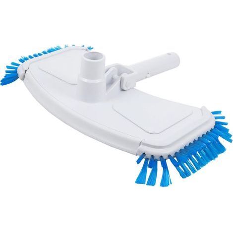 1 Pièce Accessoires de tête d'aspiration à Vide Nettoyage Lavage Scrubber Nettoyeur Outil tête de Brosse de Piscine brosses de Piscine Brosse pour Piscine Plastique Blanche (1/5)