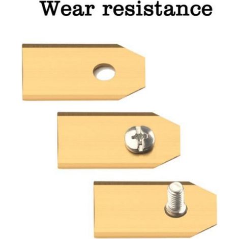 30 Lames de Tondeuse de Rechange Universelles, Couteaux de Remplacement Adaptables à Tous Les Robots Tondeuses, Pièces de Rechange pour Tondeuse Robot (1/4)