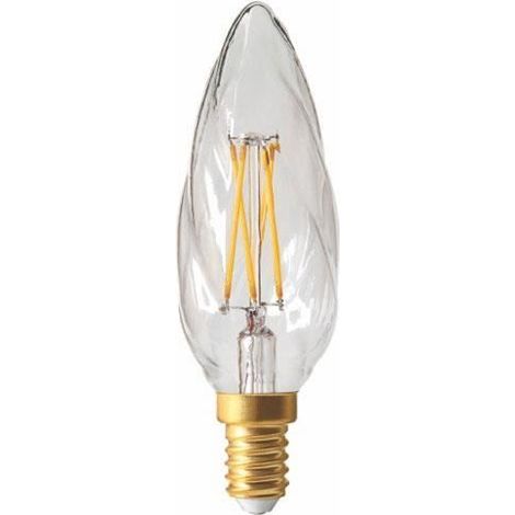 Ampoule LED - Flamme F6 Filament - E14 - 4W (320 lm) - 2700K dimmable (1/2)