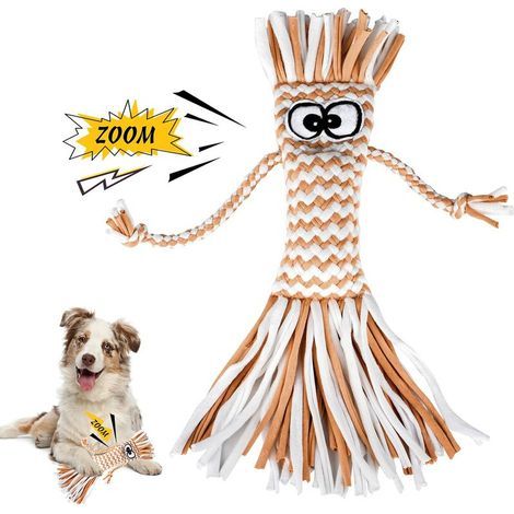 Quietschspielzeug für Welpen – Weiches, interaktives Hundespielzeug gegen Langeweile, kleine Kauspielzeuge zur Zahnreinigung, Trainingsspielzeug für kleine bis mittelgroße Hunde, Beste (1/5)
