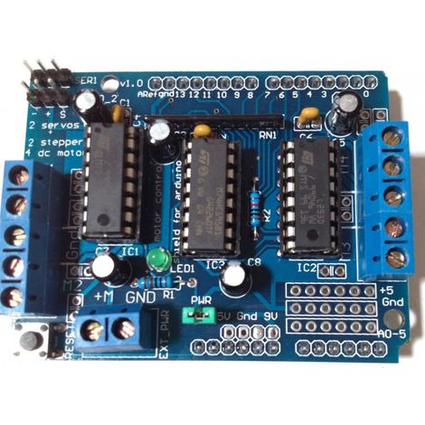 L293D Arduino Shield Driver / Control / Expansión Para control Motores (1/2)