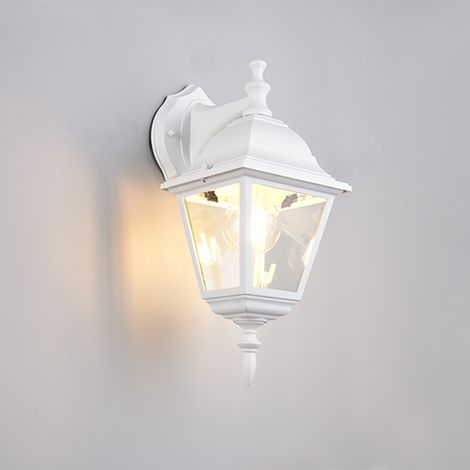 Applique murale extérieure rétro lanterne descendante blanche 1xE27 60W LIVENZA Trio (1/3)